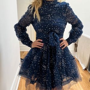 Blue Rhythm glitter dress